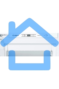 Встраиваемый морозильный шкаф Bosch GIN81AEF0U, белый, 212л, 5 ящиков