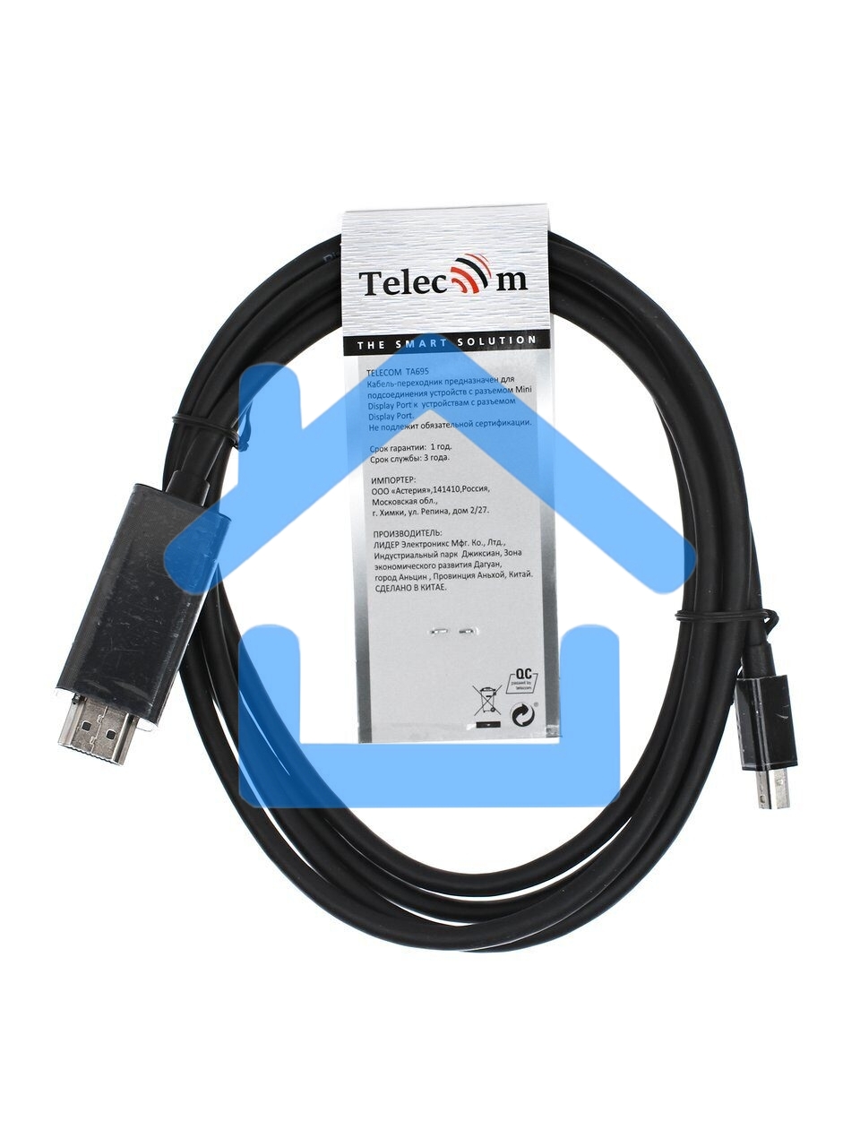 Кабель-переходник Mini DisplayPort M => HDMI M 1.8m Telecom (TA695-1.8m)