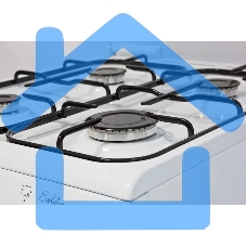 Плита комбинированная De Luxe 5040.21ГЭ (КР) ЧР белый, конфорок 4 шт, духовка 43 л, 50 см x 85 см x 50 см