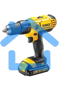 Дрель-шуруповерт DeWalt DCD778S2T-QW, Аккумуляторная, 18В, 2 АКБ, Ударная, Кейс