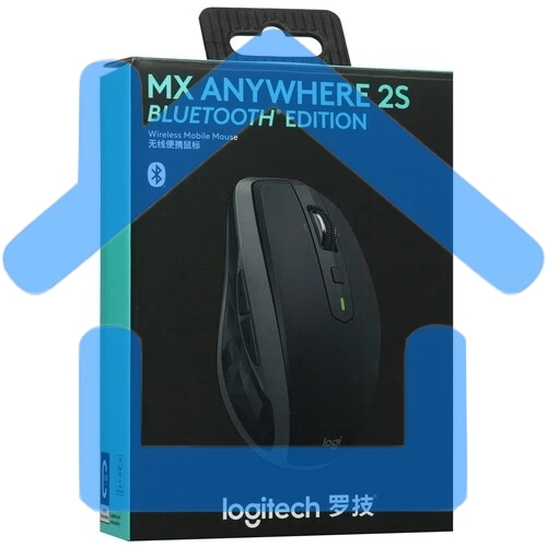 Мышь беспроводная Logitech MX Anywhere 2S графитовый, 4000 dpi, радиоканал, Bluetooth, USB, кнопки - 6