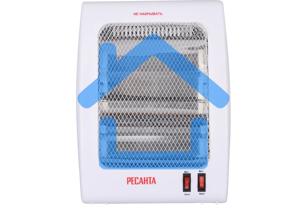 Обогреватель инфракрасный Ресанта ИКО-800Л, белый, кварцевый, 800 Вт, 8 м2 (67/5/9)