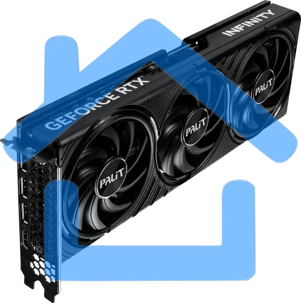 Видеокарта Palit RTX 5070 INFINITY 3 OC 12Gb GDDR7 192bit 3-DP HDMI