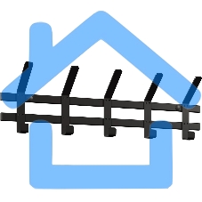 Вешалка настенная ЗМИ ТОРОНТО 5 черный ВНТ5