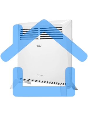 Конвектор Ballu Solo Turbo BEC/SMT-1000 белый, 1000 Вт, 15 м2, термостат