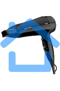 Фен настенный BRAYER BR3021BK, 2000, 2 скор, 2 реж нагрева, концентратор, холод, 1,8 м,