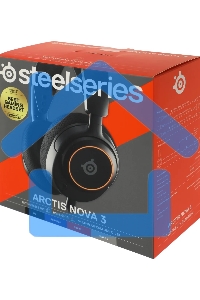 Наушники с микрофоном Steelseries Arctis Nova 3 черный 1.2м накладные оголовье (61631)