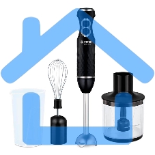 Блендер погружной Vitek VT-1478 1000Вт черный