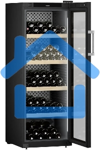 Винный шкаф Liebherr WPbli 5031 1-нокамерн. черный