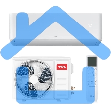 Кондиционер сплит-система TCL TAC-TP12ONF/R 12000 BTU, 36 м², 26 дБ, охлаждение, обогрев, осушение, белый