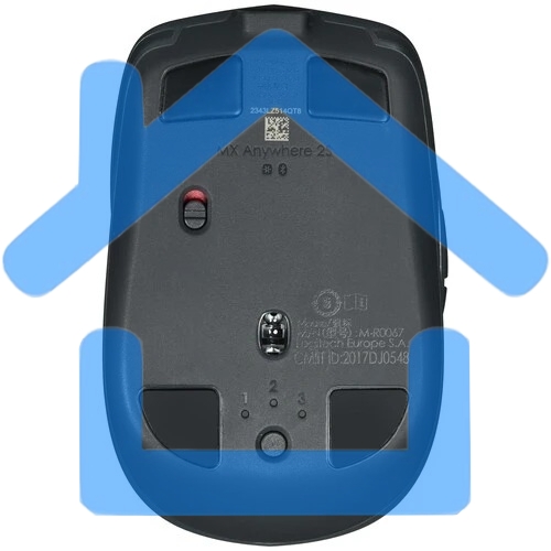 Мышь беспроводная Logitech MX Anywhere 2S графитовый, 4000 dpi, радиоканал, Bluetooth, USB, кнопки - 6