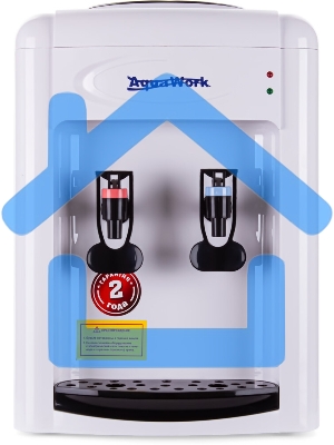 Кулер Aqua Work 0.7-TKR настольный белый/черный