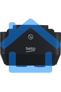 Тепловентилятор Beko Winter Range RHP 5320 B черный, 2000 Вт, 15 м2, термостат