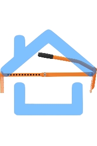 Захват для кирпичей и газо-пеноблоков ручной Сибртех 18171 380 - 630 мм