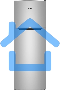 Холодильник Atlant XM 3635-189 серебристый двухкамерный 206/64л морозилка сверху