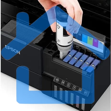 МФУ струйное Epson EcoTank L8160 (C11CJ20503) черный, A4, ч/б печ. 16 стр/мин., цв. печ. 12 стр/мин., 5760x1440 DPI, USB, Wi-Fi, Ethernet