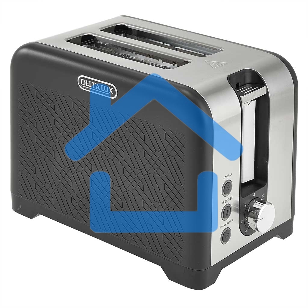 Тостер DELTA LUX DE-401 черный
