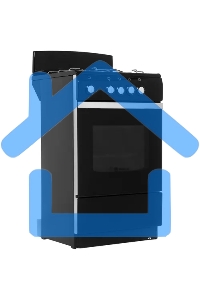 Плита газовая De Luxe 5040.38Г (Щ) черный, конфорок 4 шт, духовка 43 л, 50 см x 85 см x 50 см