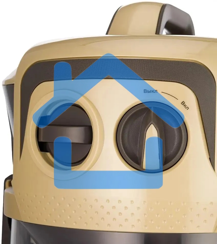 Пылесос Kitfort КТ-5192 золотистый/черный, 1000 Вт, уборка сухая/сбор жидкости, пылесборник контейнер/аквафильтр, 15 л