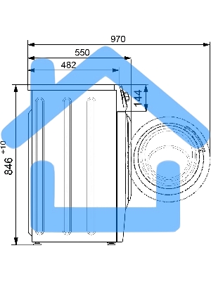 Стиральная машина Atlant 70C1210-00 белый загр.фронтальная макс.:7кг 1200 об/мин класс: A+++