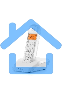 Радиотелефон Dect Motorola S1201 белый АОН