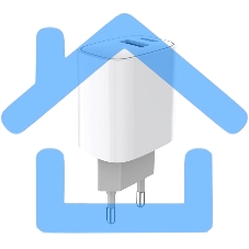 Сетевое зарядное устройство с двумя портами USB-A + USB-C, 20Вт Rexant