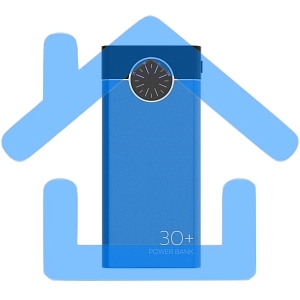 Портативный аккумулятор More choice (4610196406775) PB40-30 30000mAh Blue