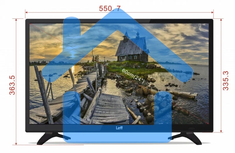 Телевизор LEFF 24