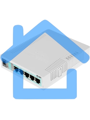 Коммутатор MikroTik CSS106-5G-1S 5PORT 1000M