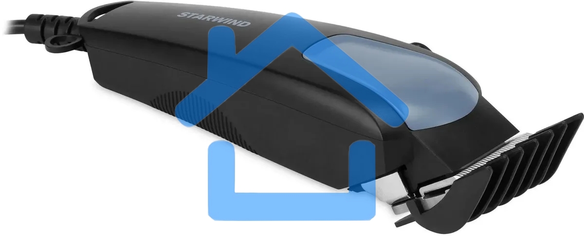 Машинка для стрижки Starwind SHC 1788 черный/серый 8Вт (насадок в компл:4шт)