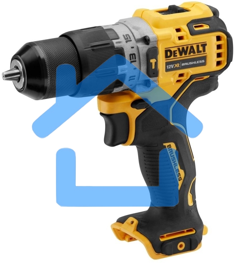 Дрель-шуруповерт DeWalt DCD706D2, Аккумуляторная, 18В, 2 АКБ, Кейс