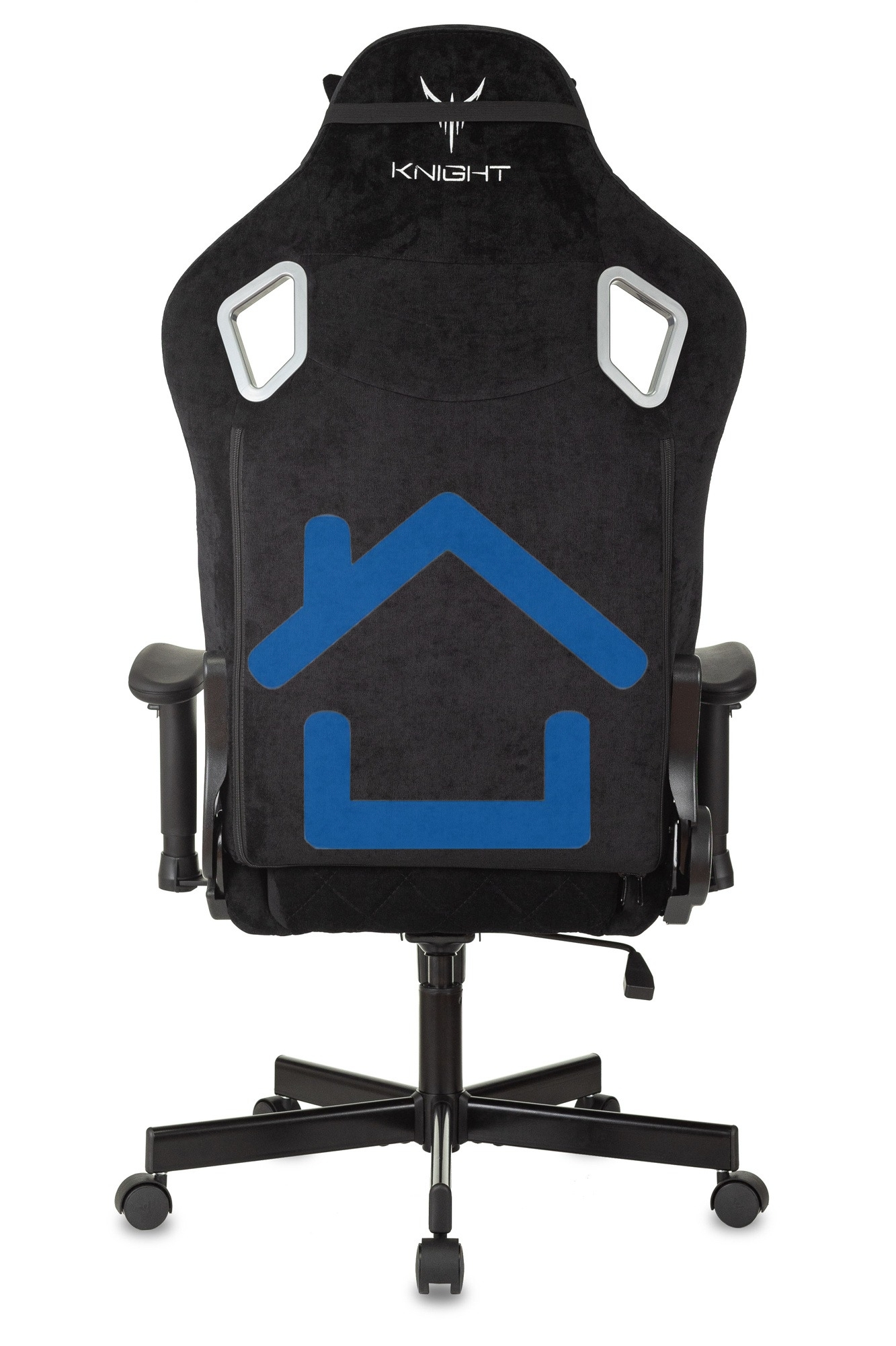 Кресло игровое Бюрократ Knight Outrider Light-20 черный с подголов. крестовина металл