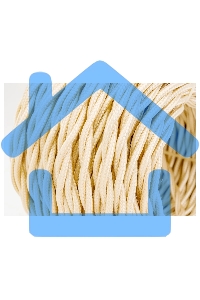 Провод ретро Bironi B1-424-719-50 2х1.5 матовый, песочное золото (уп. 50 м)