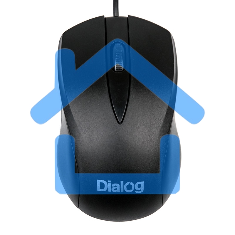 Мышь проводная Dialog Comfort MOС-15U черный, 1200 dpi, USB, кнопки - 3