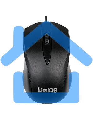 Мышь проводная Dialog Comfort MOС-15U черный, 1200 dpi, USB, кнопки - 3