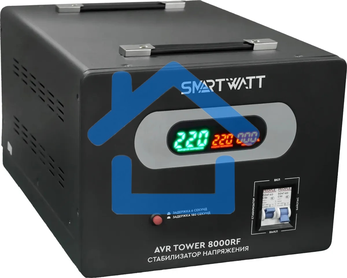 Стабилизатор напряжения напольный SMARTWATT AVR TOWER 8000RF