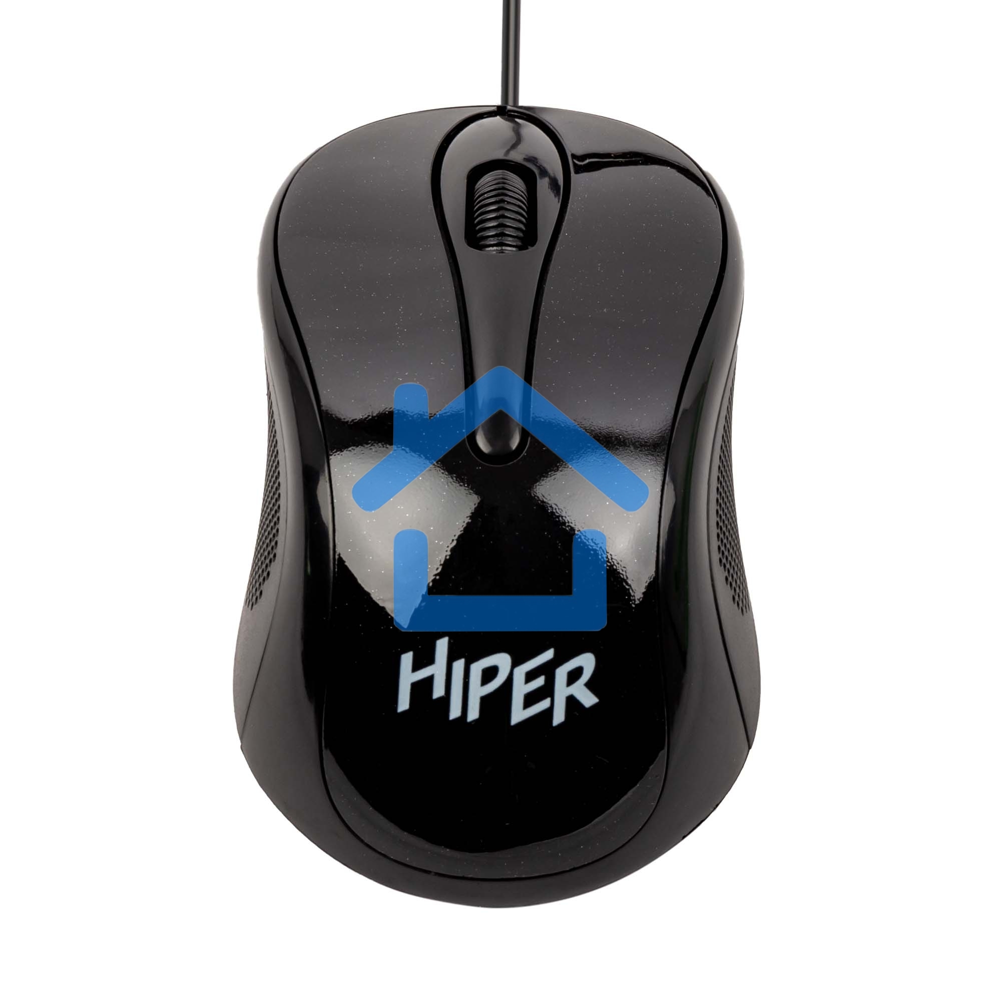 Мышь проводная HIPER HOM-031 черный, 1000 dpi, USB, кнопки - 3