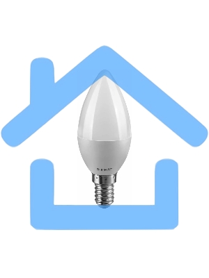 Лампа светодиодная ОНЛАЙТ 71633 OLL-C37-8-230-4K-E14-FR