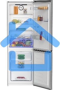 Холодильник Beko B3RCNK362HX нержавеющая сталь двухкамерный 220/100л морозилка снизу Total No Frost