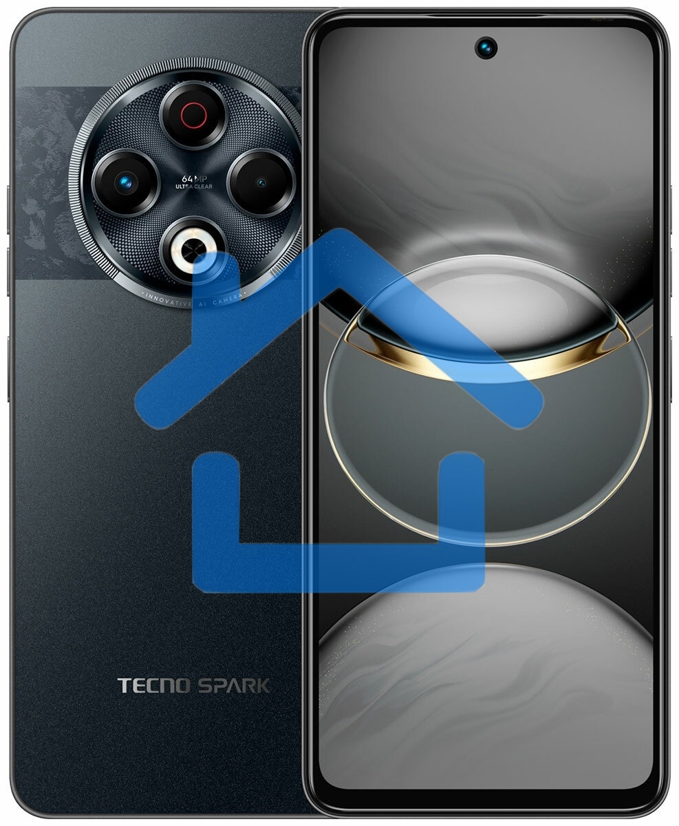 Смартфон Tecno SPARK 30, 8/128Gb, черный
