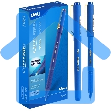 Ручка гелевая Deli Arris Matte EG84-BL синий, d=0.7мм, синие чернила, 1 стержень