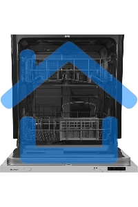 Встраиваемая посудомоечная машина Hyundai HBD 640P, нержавеющая сталь, 59.8 см, 12 компл., 55 дБ, класс A++