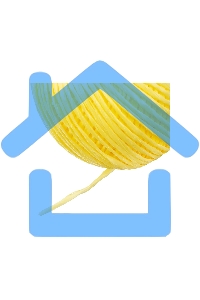 Шпагат полипропиленовый Сибртех 93978 1200 текс, 1,7 мм, L 110 м, Россия, желтый