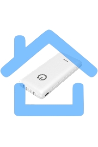 Портативный аккумулятор Powerbank Perfeo ABSOLUTE 10000mah In Micro usb,USB /Out USB,Micro usb,Type-C,Lightning, 2.1А/ белый (PF_B4879)