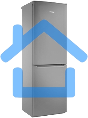 Холодильник Pozis RK-139 серебристый глянц. двухкамерный 188/97 л морозилка снизу