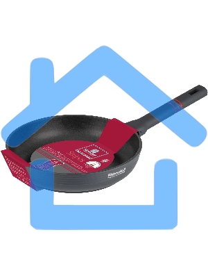 Сковорода Rondell Stripes RDA-1614 круглая 28см покрытие: Xylan Plus ручка несъемная (без крышки) серый