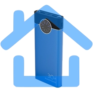 Портативный аккумулятор More choice (4610196406775) PB40-30 30000mAh Blue