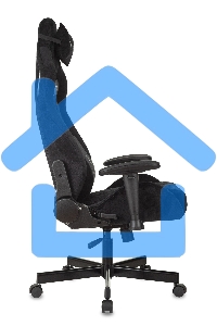 Кресло игровое Бюрократ Knight Outrider Light-20 черный с подголов. крестовина металл