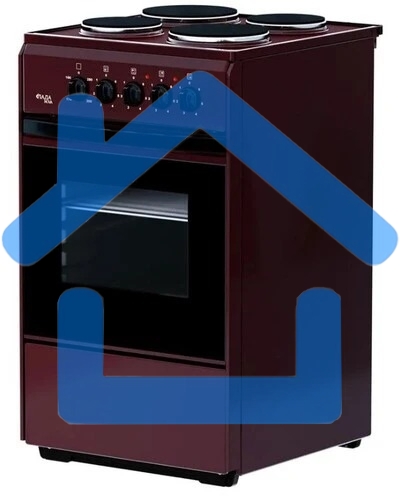 Плита электрическая Лада Nova AE 14027 B коричневый, конфорок 4, духовка 50 л, 50 см x 85 см x 54 см