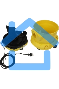 Строительный пылесос Karcher WD 2 Plus V-12/4/18 желтый, 1000 Вт, уборка сухая/сбор воды, пылесборник мешок/контейнер, 12 л